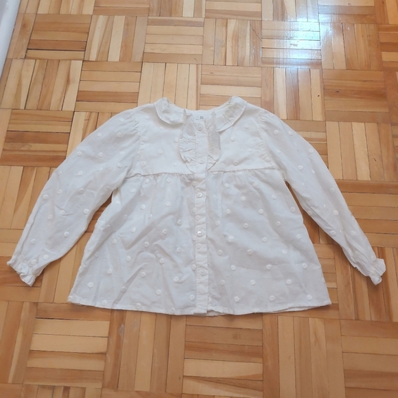 Zara baby embroidered blouse size 3-4 - Picture 7 of 8